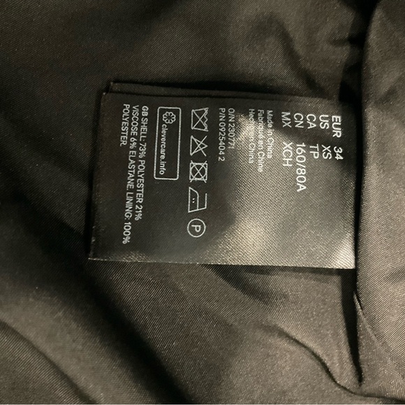 H& M Womens Black  Suit Jacket Size XS - Picture 10 of 12